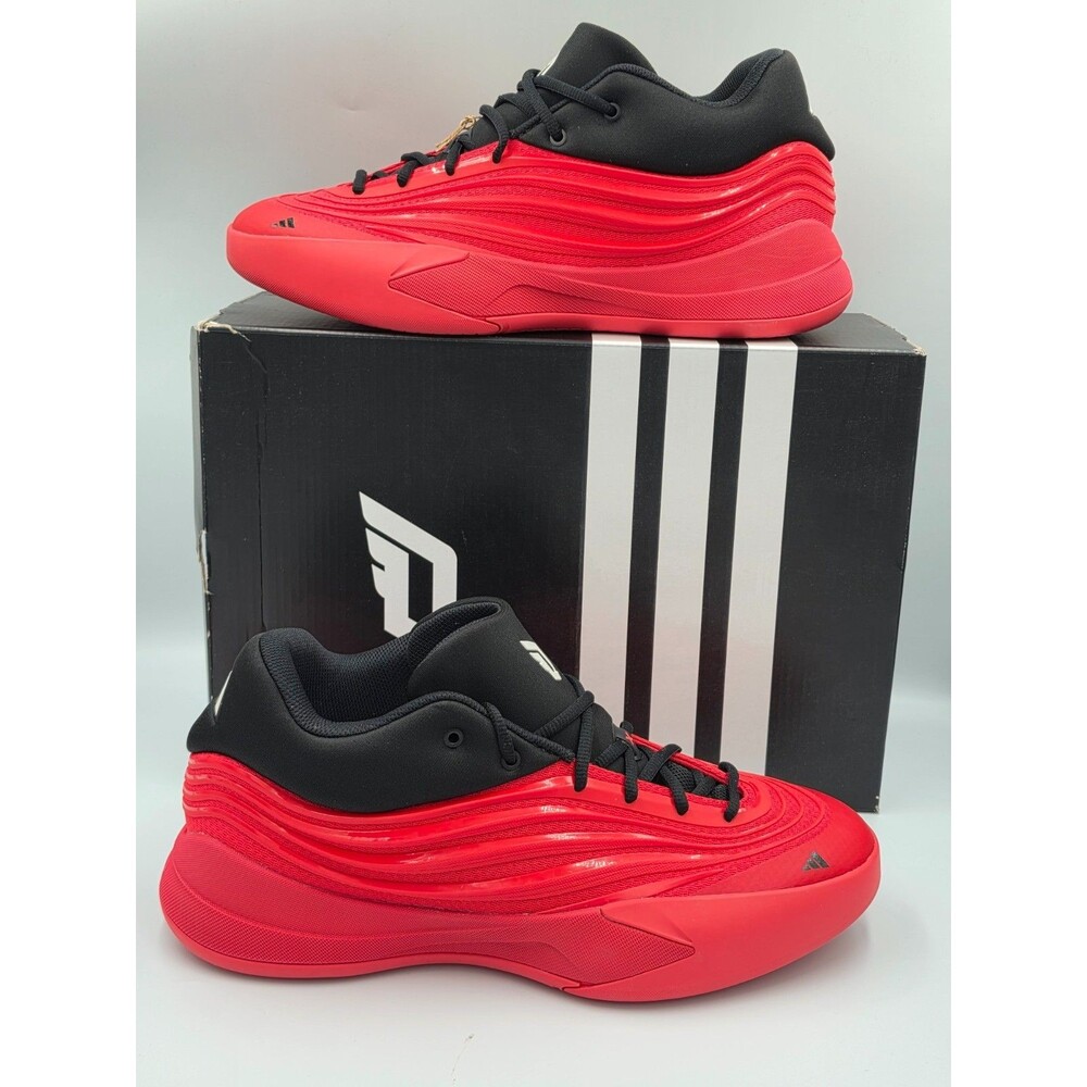 adidas Dame X Men 11 Women 12 Pure Ruby Red Black Basketball Shoes IP6093 NIBWT